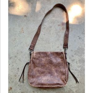 Distressed Shoulder Bag